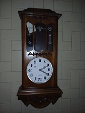 Orologio da Parete Muro a Pendolo Virtime in Legno