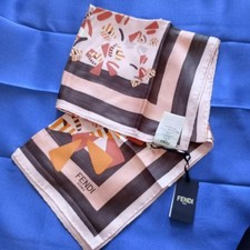 FENDI FOULARD BOX LOGO PRINT