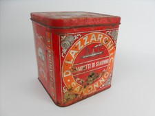 Antica scatola in latta
