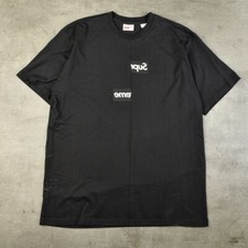 SUPREME X COMME DES GARCONS BOX LOGO TEE NERA