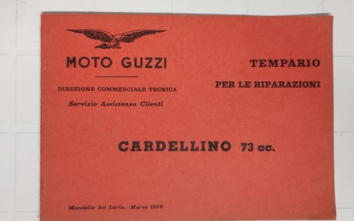 Moto guzzi cardellino cc - guzzi,