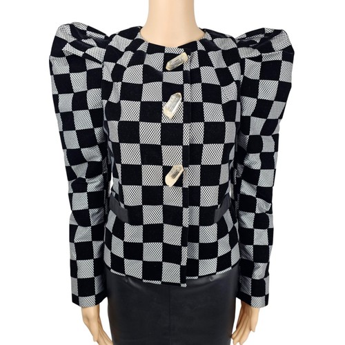 Giacca scacchiera donna dolce - donna,