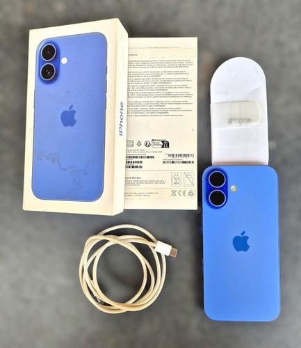 Apple iphone 128gb blu - iphone,
