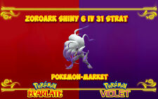 Pokemon Ecarlate Violet / Scarlet : Zoroark Hisui Shiny 6 IV 31