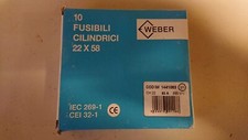 10 Fusibili Italweber CH 22x58