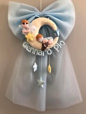 Fiocco nascita ghirlanda