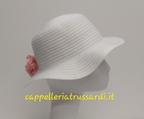Cappello sole paglia bianco - da,