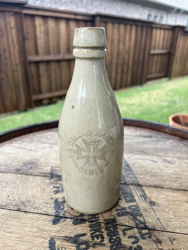 Antica bottiglia birra carlos - bottiglia,