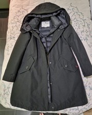 WOOLRICH PARKA DONNA 3 IN 1 RAMAR CLOTH NERO, TAGLIA M