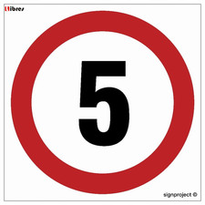 Segnale stradale limite di