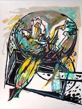 Jacques Poli: Coerenza Nel Mondo - Litografia Originale Firmata