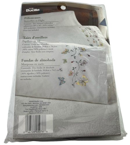 Bucilla kit federe stampate - bucilla,