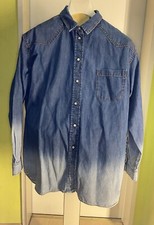 Camicia donna jeans taglia XXL