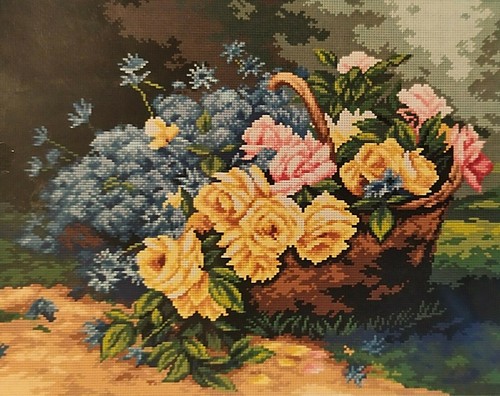 Quadro canovaccio mezzo punto - canovaccio,
