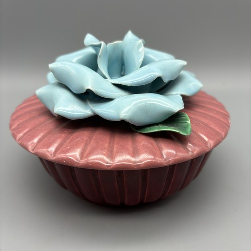 Vintage ceramic rose flower - vintage,