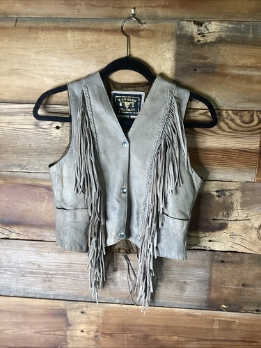 Gilet barneys pelle - barneys, frange