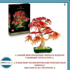 LEGO Botanicals Bonsai Acero Rosso 10348 – Pianta decorativa per adulti