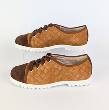 Sneakers Paul Mayer Attitudes Sos da donna marrone/cognac scamosciato suola a strappo US 7B