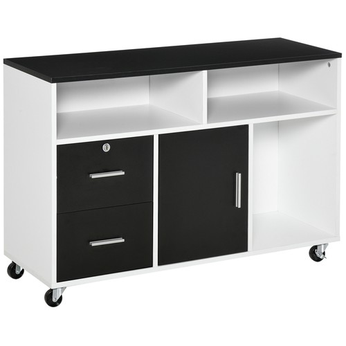 Homcom mobile porta stampante - homcom,