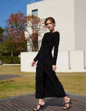 Vestito Abito Elegante Lungo