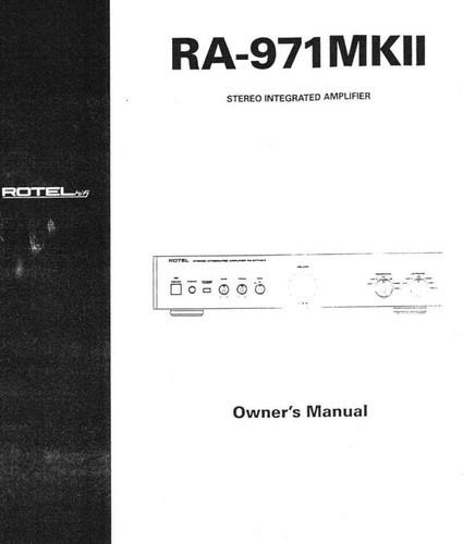 Rotel 971mk2 amplificatore - rotel,