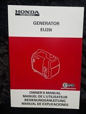 Generatore Honda EU20i  Manuale istruzioni libretto art.3376