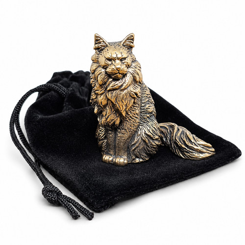 Maine coon cat - coon, figurine