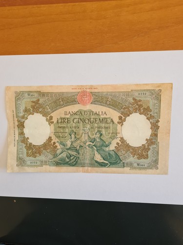 Banconota 5000 lire regine - banconota,