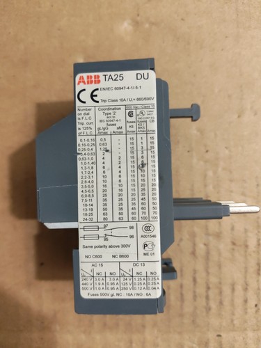 Relè sovraccarico abb - sovraccarico, du