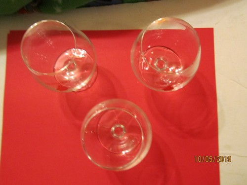 Tre bicchieri cristallo - tre,