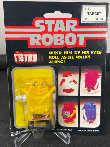Star robot giallo plastica - robot,