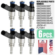 6PCS Fuel Injectors 06E906036F