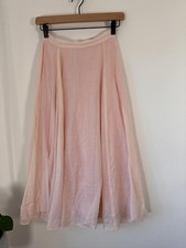 Gonna midi rosa Gunne Sax