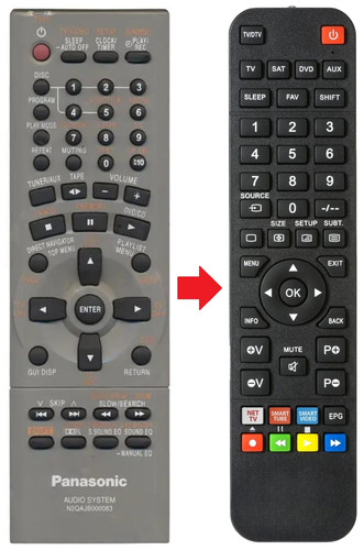 Telecomando adatto per