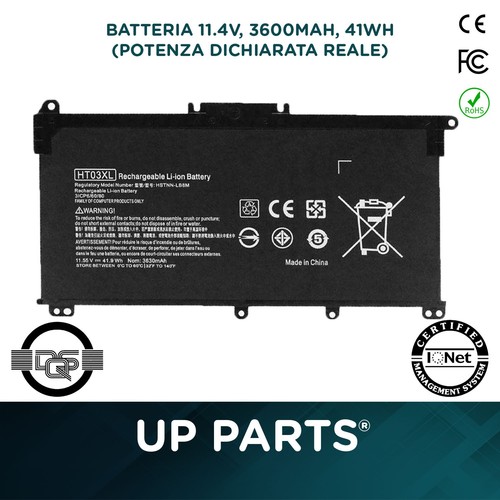Batteria per portatile - per, hp