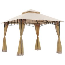 2-Tier Roof Steel Frame Gazebo