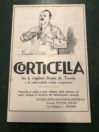 Pubblicitario 1921 corticella - pubblicitario,