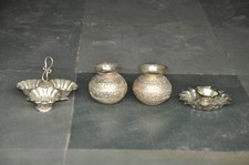 4 PC Vintage Ottone & Rame