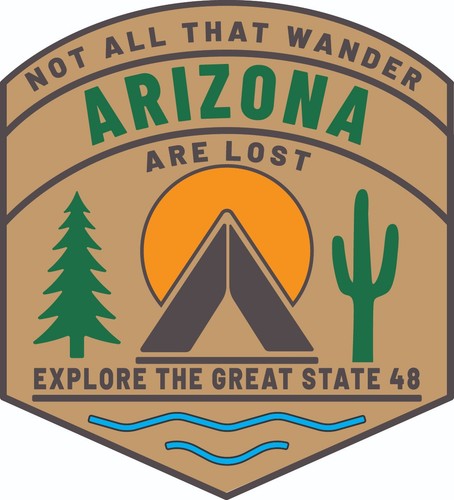 Adesivo campeggio arizona - campeggio,