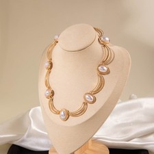 Collana Girocollo Donna Perle