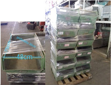 Contenitore lamiera a bocca di lupo L.450xP.700xH.300