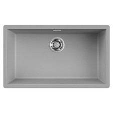 Lavello Cucina Elleci 1 Vasca Zen 130 LKZ13097N 75,6x45,6 K97 Grigio Light Grey