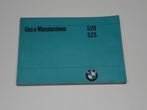 Bmw 520 525 manuale libretto - bmw,