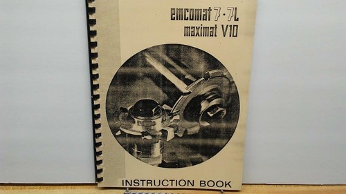 Emco emcomat maximat - 7-7l, &