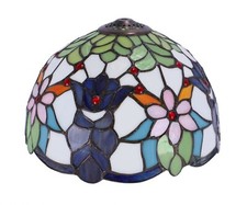 Vetro di ricambio in stile Tiffany lavorato a mano e lampade stile liberty 30 cm