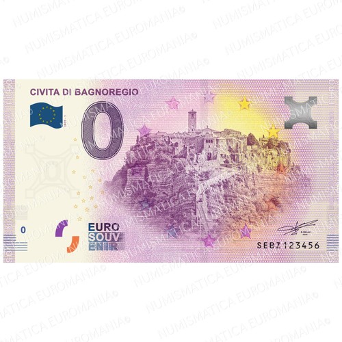 Zero euro souvenir - zero,