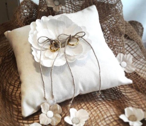 Cuscino porta fedi - , matrimonio