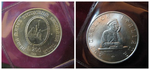 200 lire universita di - lire, universita'