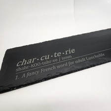 Tavola per salumi in ardesia