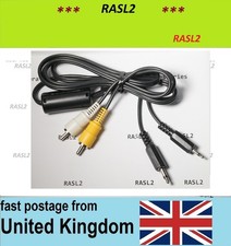 Set cavi audio video da videocamera a TV AV per Viewcam SHARP VL-A10H 8MM